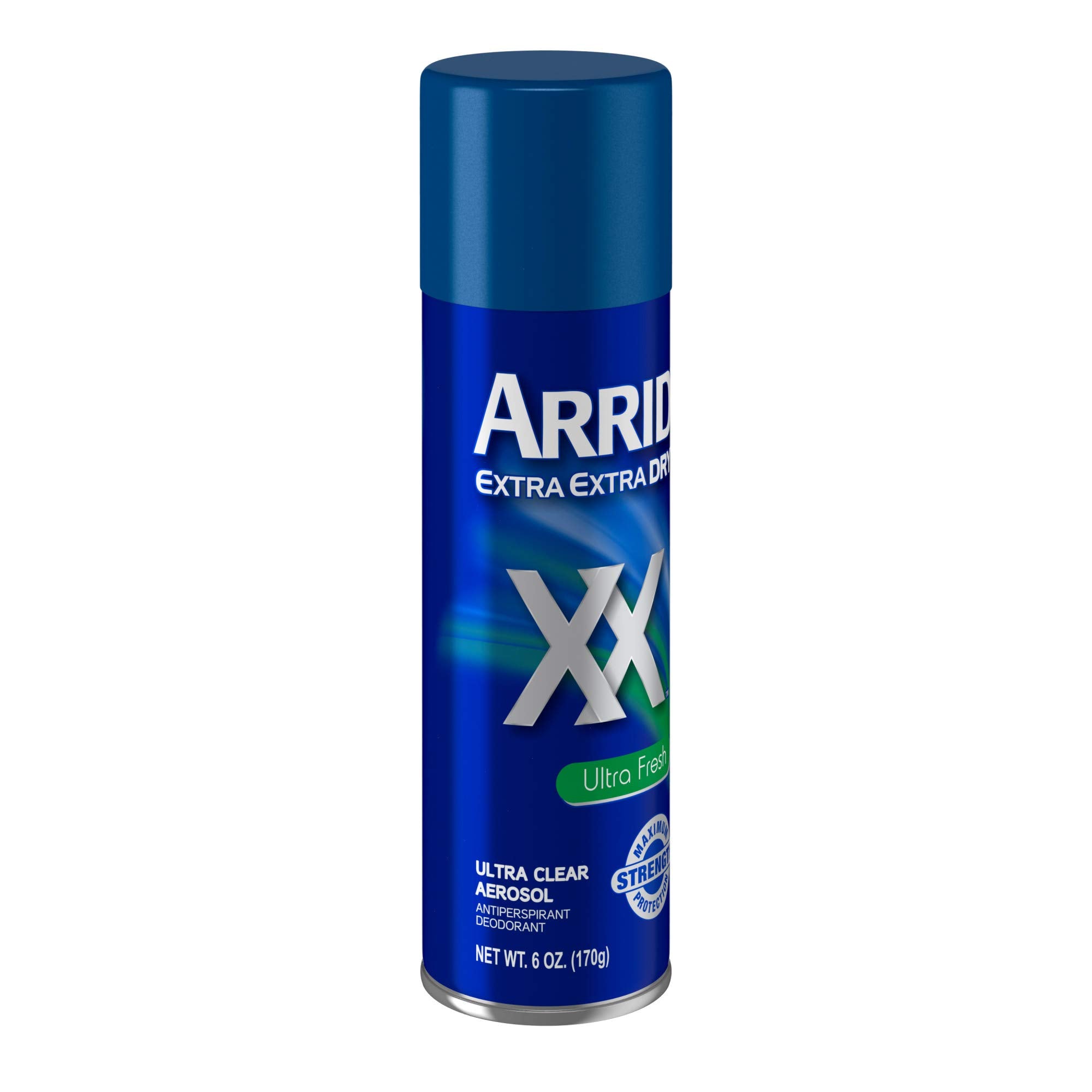 Arrid XX Dry Ultra Fresh packaging display aids in retail browsing.
