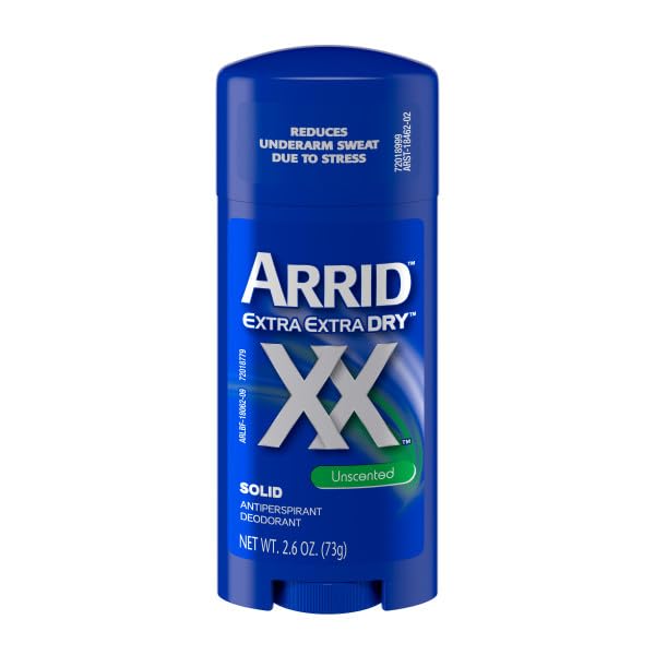 Arrid XX pack of six sticks provides steady protection at home or work.