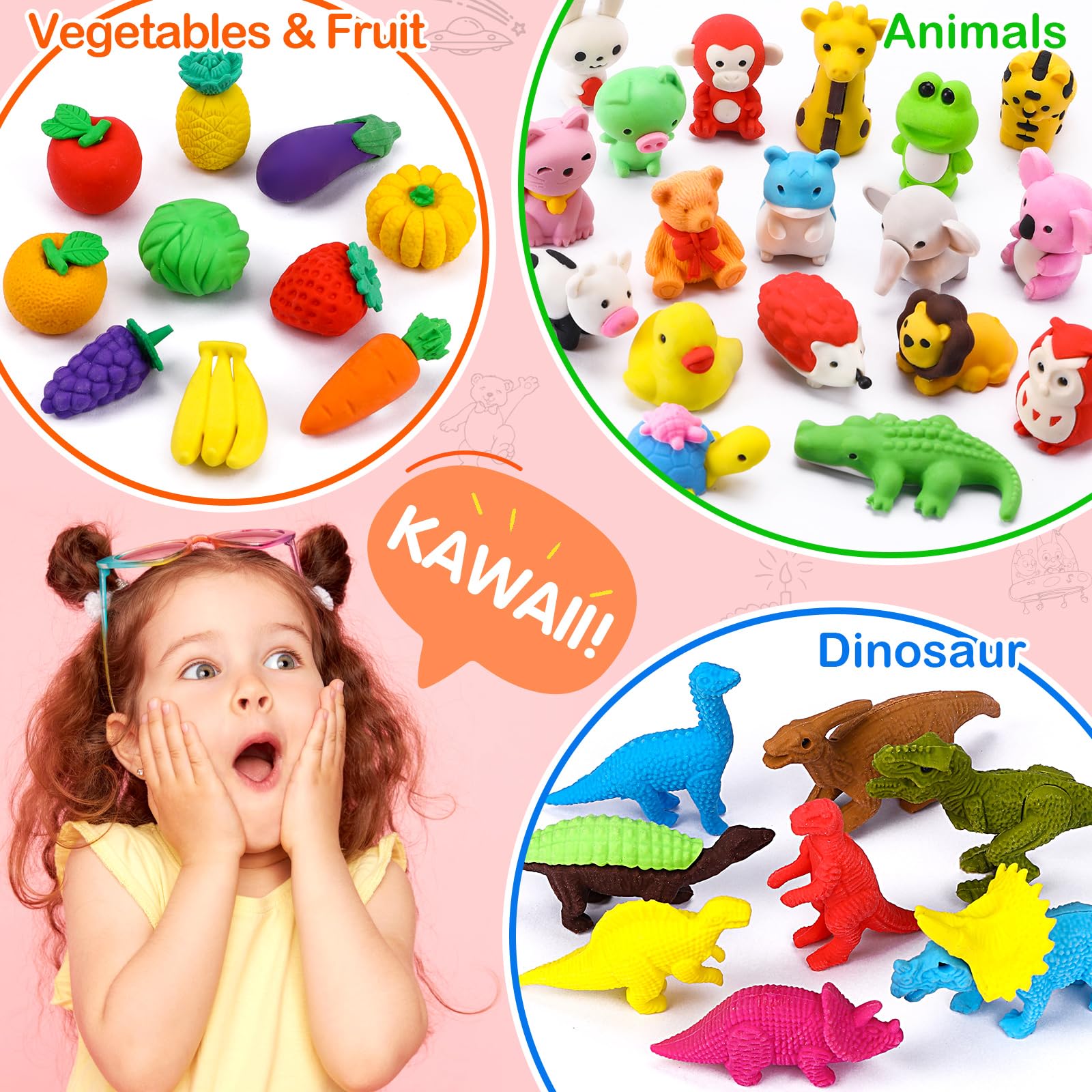 arscniek cupcake eraser sweet reward that engages kids during lessons