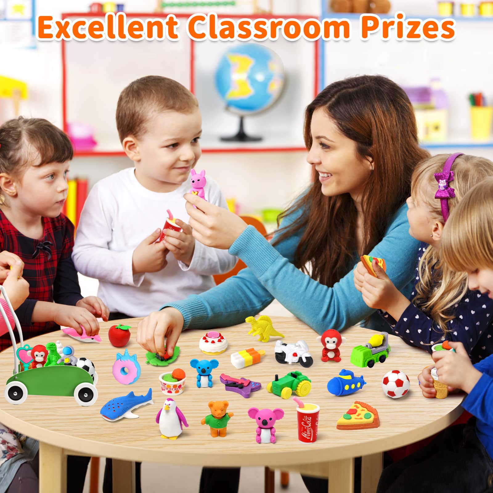 Arscniek tiger eraser adds playful learning moments.