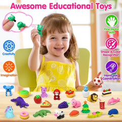 Arscniek desk pets collection features vivid colors for learning through play.