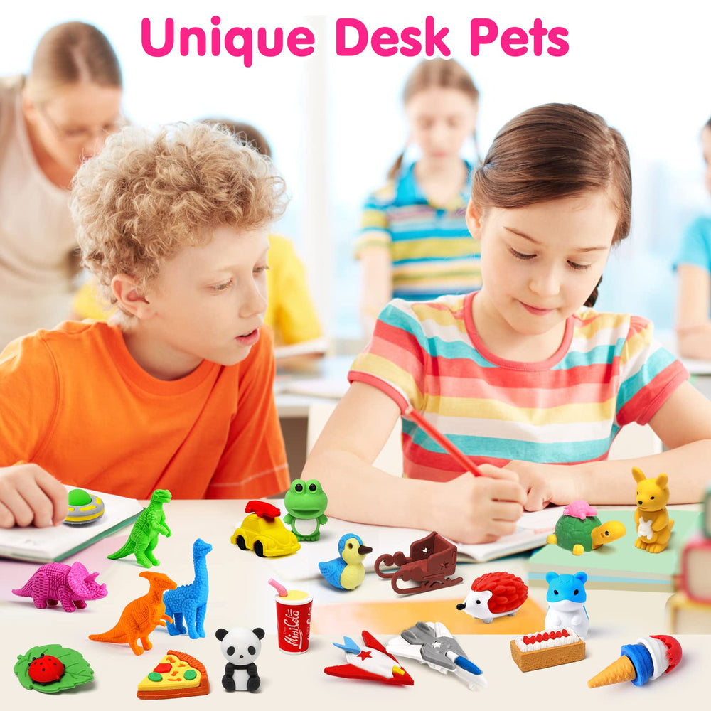 Arscniek treasure box erasers fit treasure hunts and rewards.