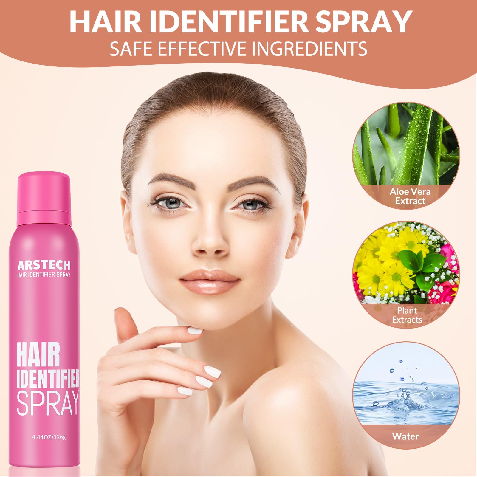 Arstech Dermaplaning Tool with rose-cap highlights facial hair removal.