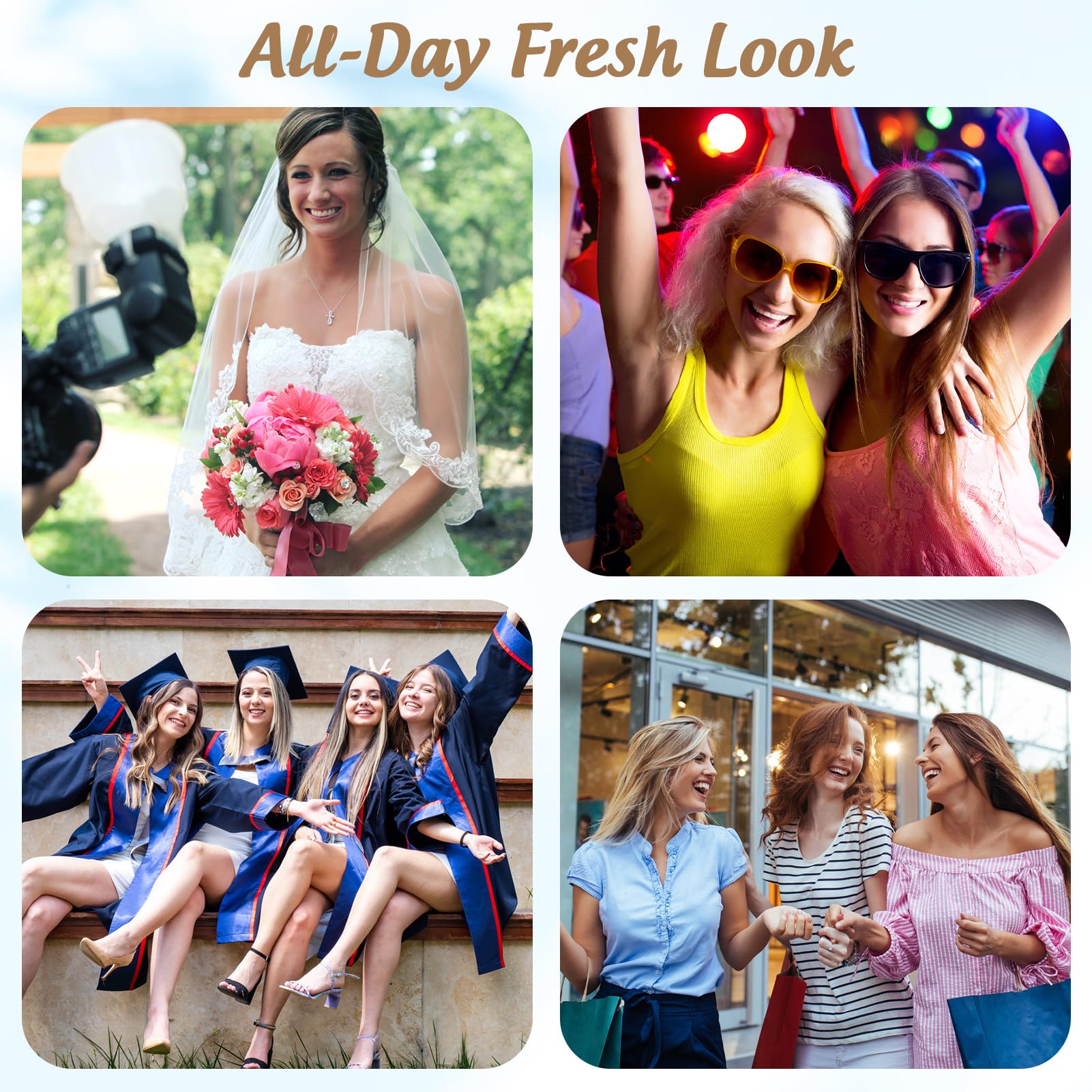 arstech dewy finish helps skin look hydrated and refreshed.