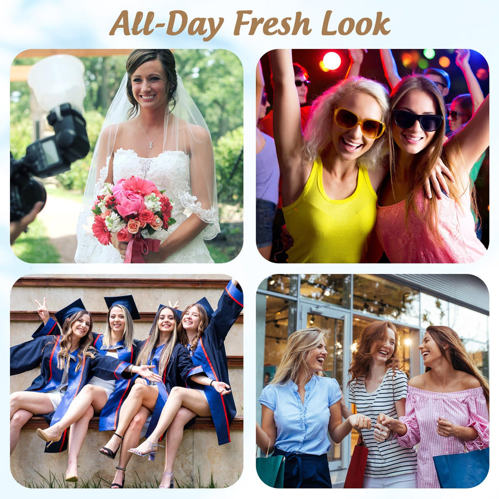 arstech dewy finish helps skin look hydrated and refreshed.