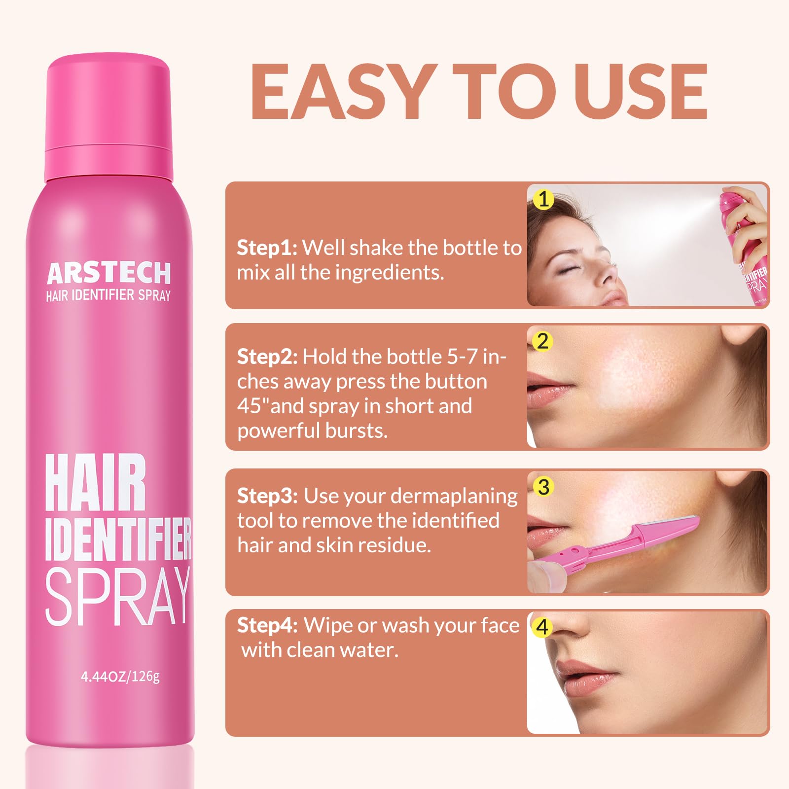 Arstech Skin Moisturizing effect leaves skin feeling refreshed after use.