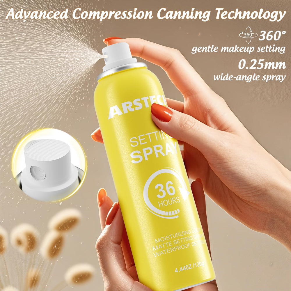 arstech travel-size bottle suits on-the-go touch-ups during events or travel.