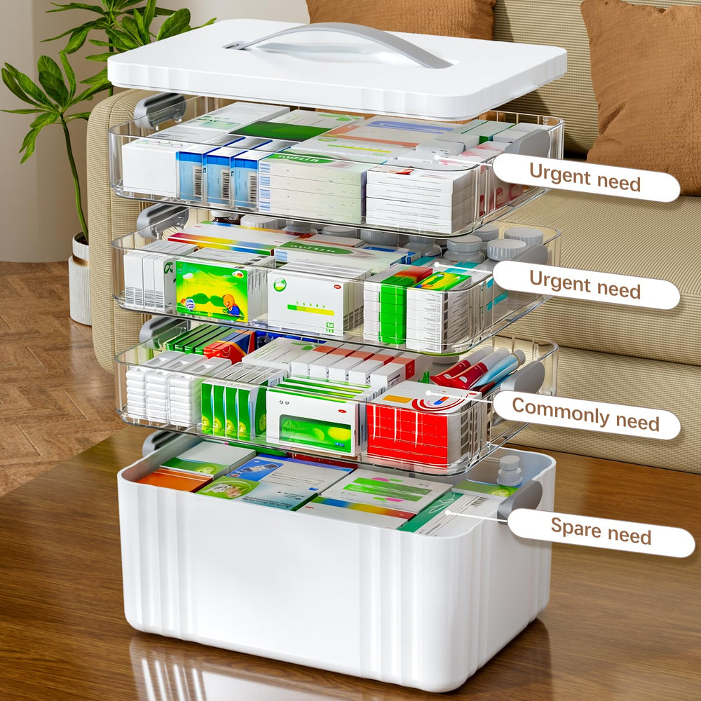 ARSTPEOE durable storage box shielding medicines from sunlight and moisture