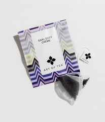 Art of Tea Earl Grey Crème sampler box with 12 sachets for daily cups