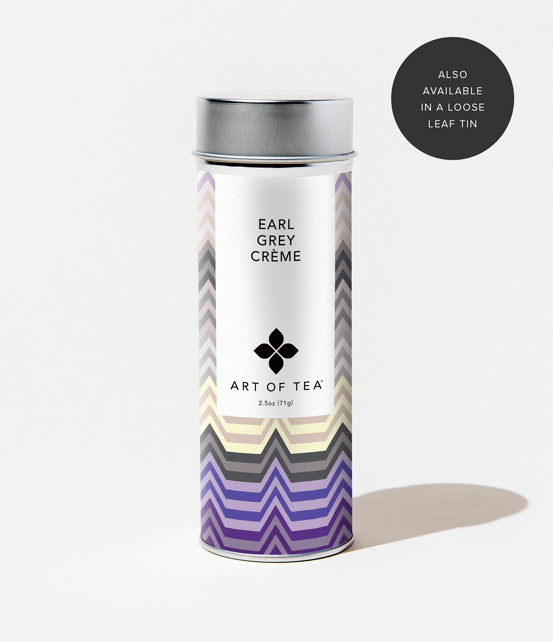 Art of Tea organic certification badge signals quality.
