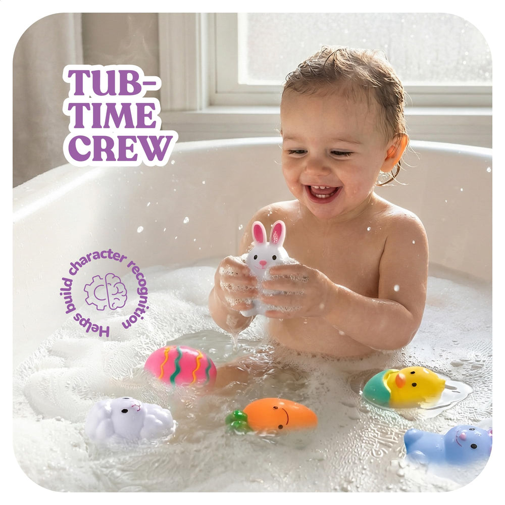 ArtCreativity decorated egg, Easter-ready bath toy for curious toddlers