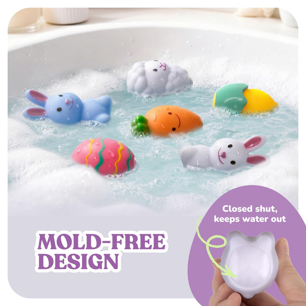 ArtCreativity sheep bath toy, mold-free design keeps bath time hygienic