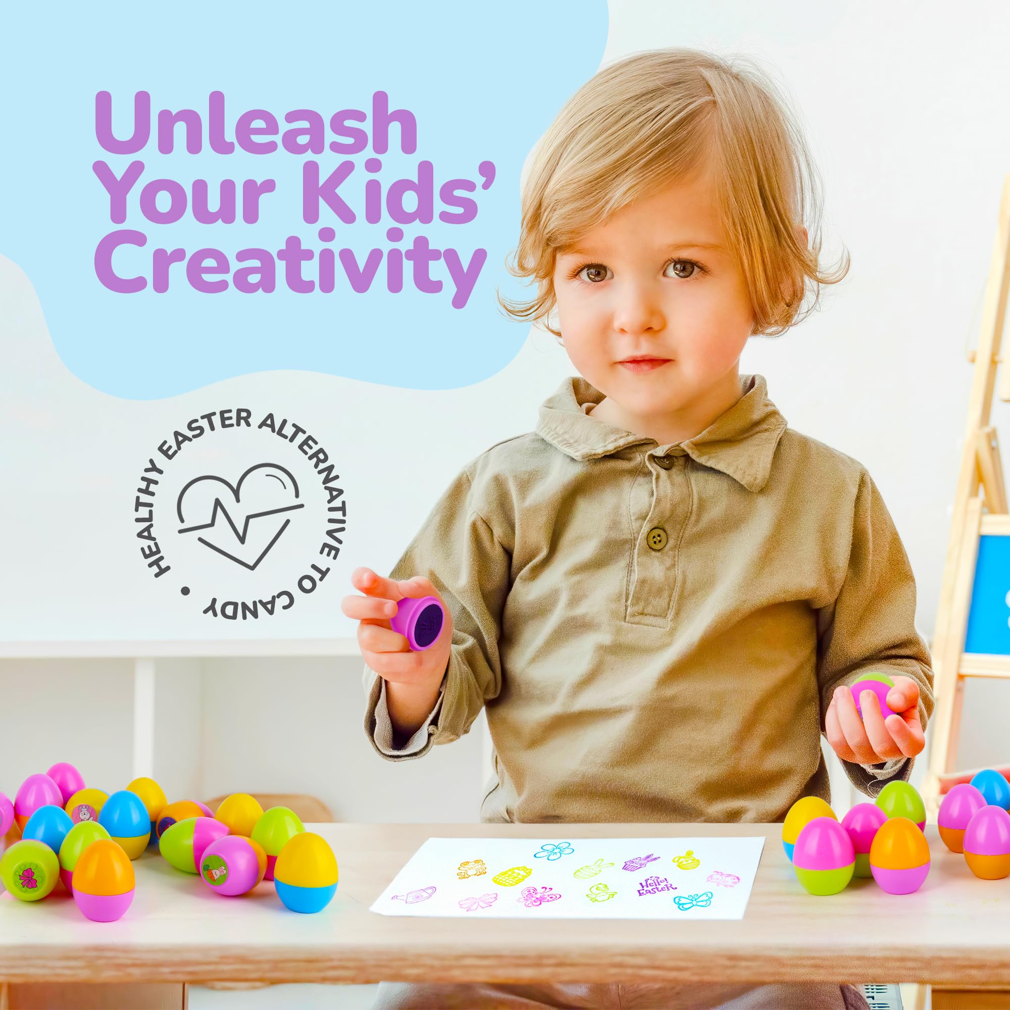 ArtCreativity Easter Egg Stampers offer a candy-free alternative for rewards