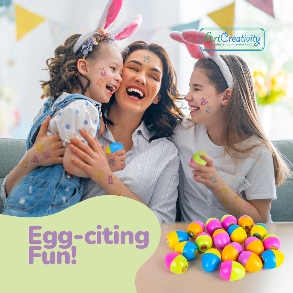 ArtCreativity Easter Egg Stampers show color variety for lively art