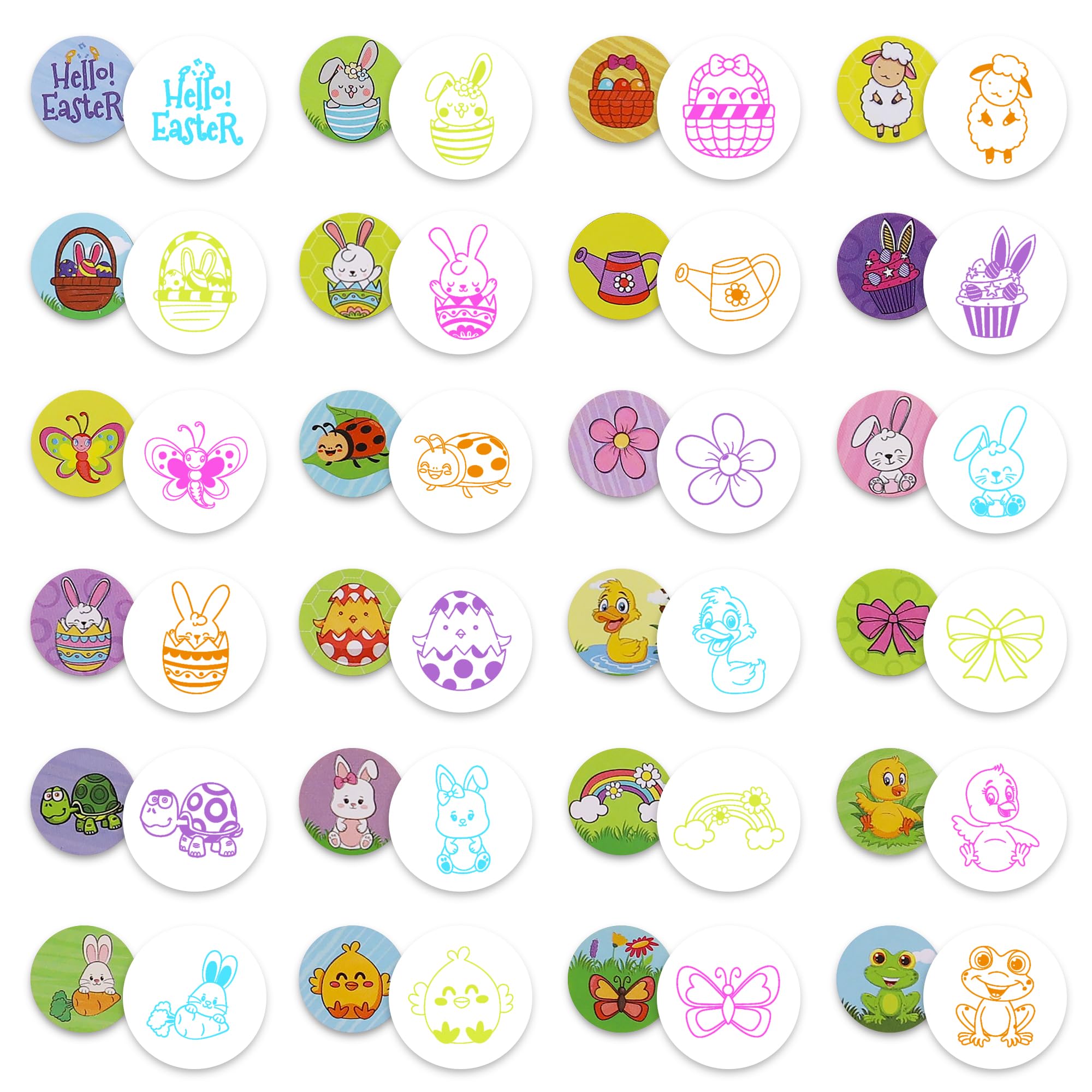ArtCreativity Easter Egg Stampers arrive pre-inked for quick prints