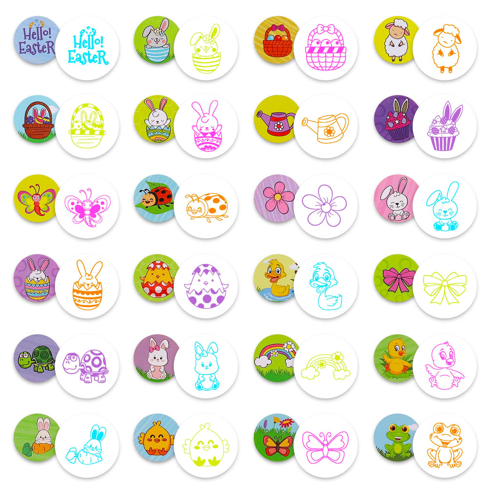 ArtCreativity Easter Egg Stampers arrive pre-inked for quick prints