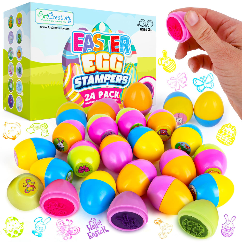 ArtCreativity Easter Egg Stampers set of 24 for vibrant designs and playtime