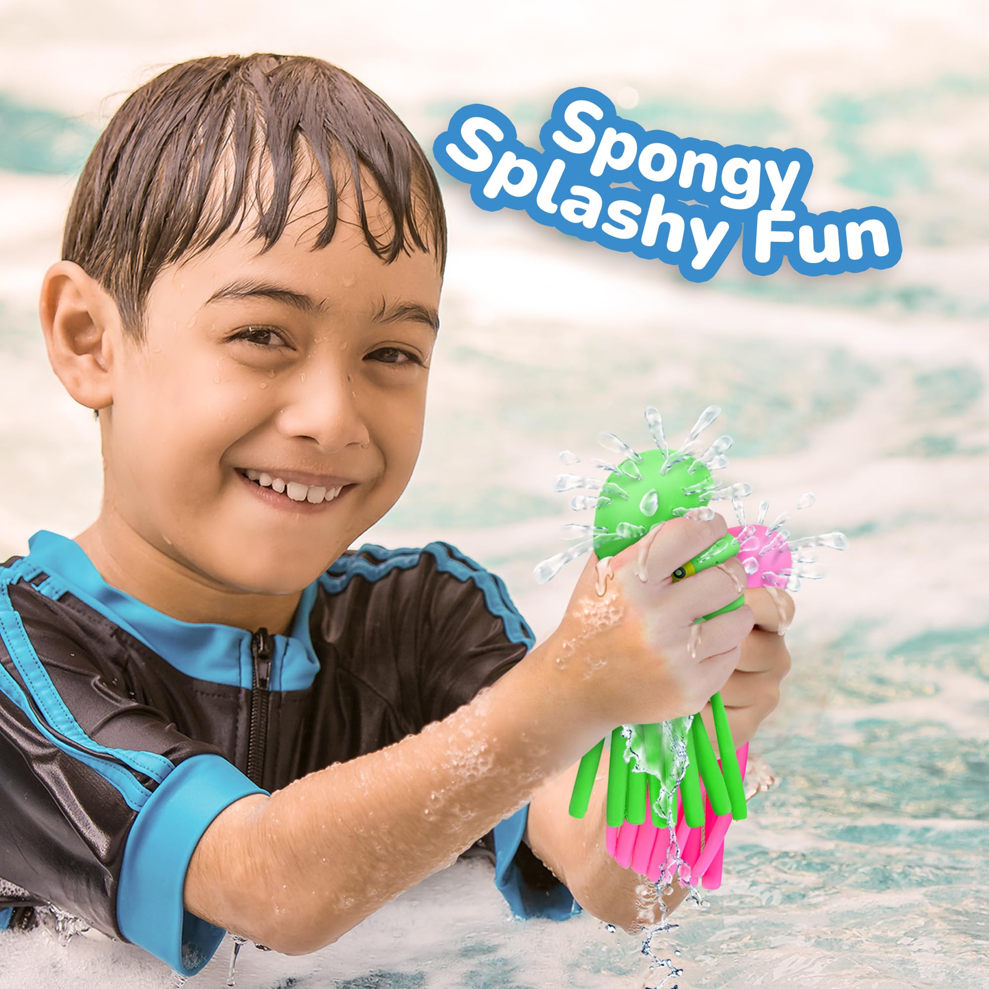 ArtCreativity octopus water ball close-up arms detail shows floppy, kid-friendly design.
