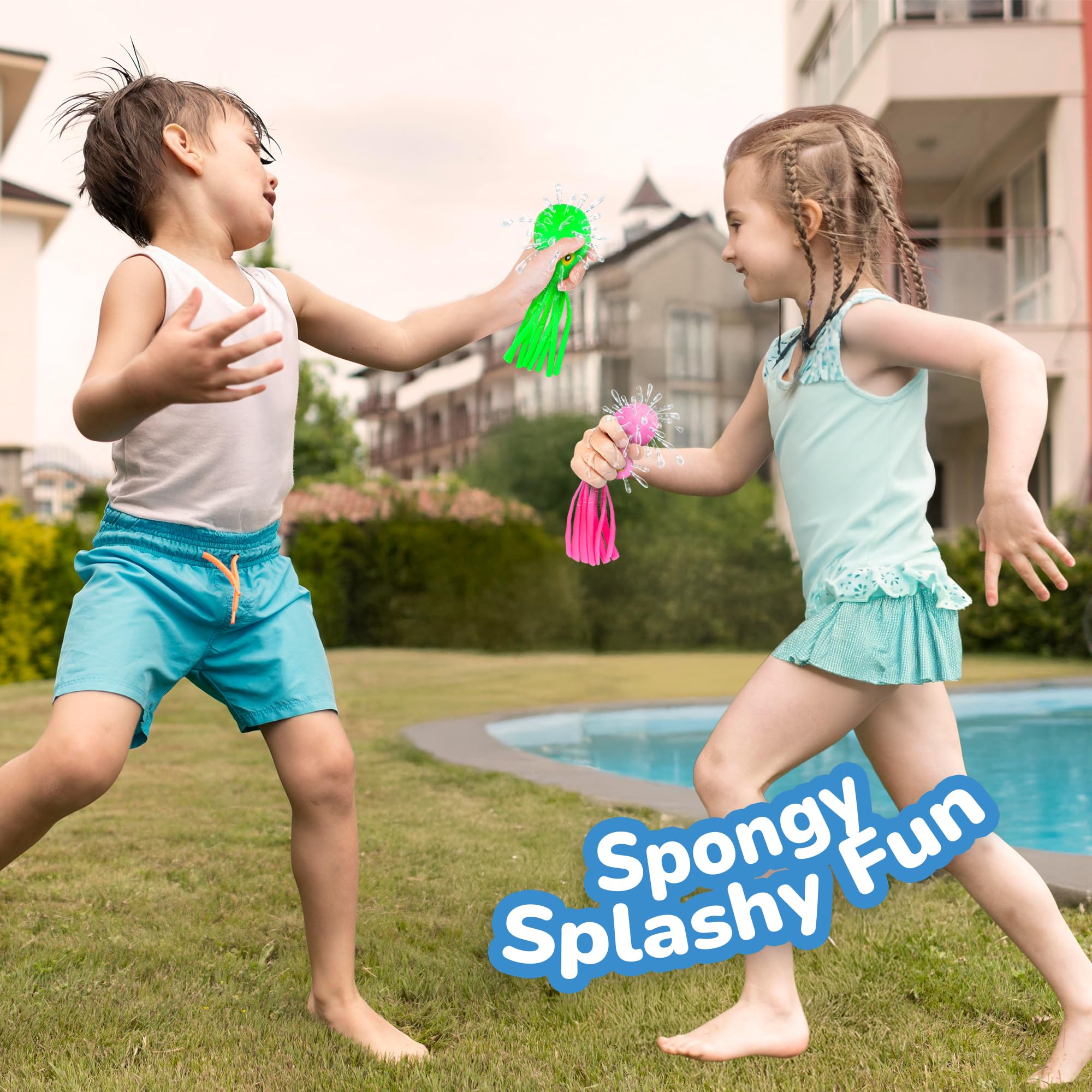ArtCreativity octopus water ball color variety enhances water play and attention.