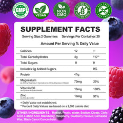 ArtDietistX raspberry flavored gummies promoting a calming routine