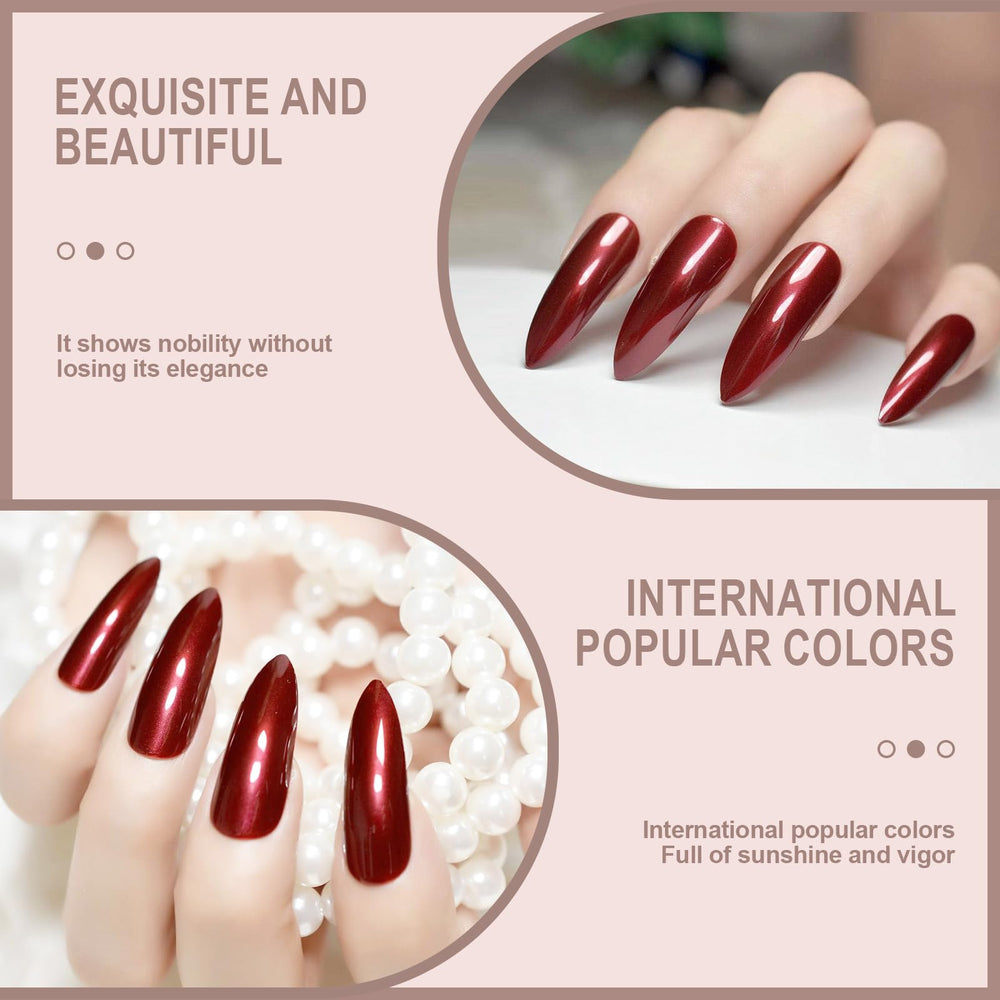 Artdone chrome powder over glossy top coat yields vivid mirror effect
