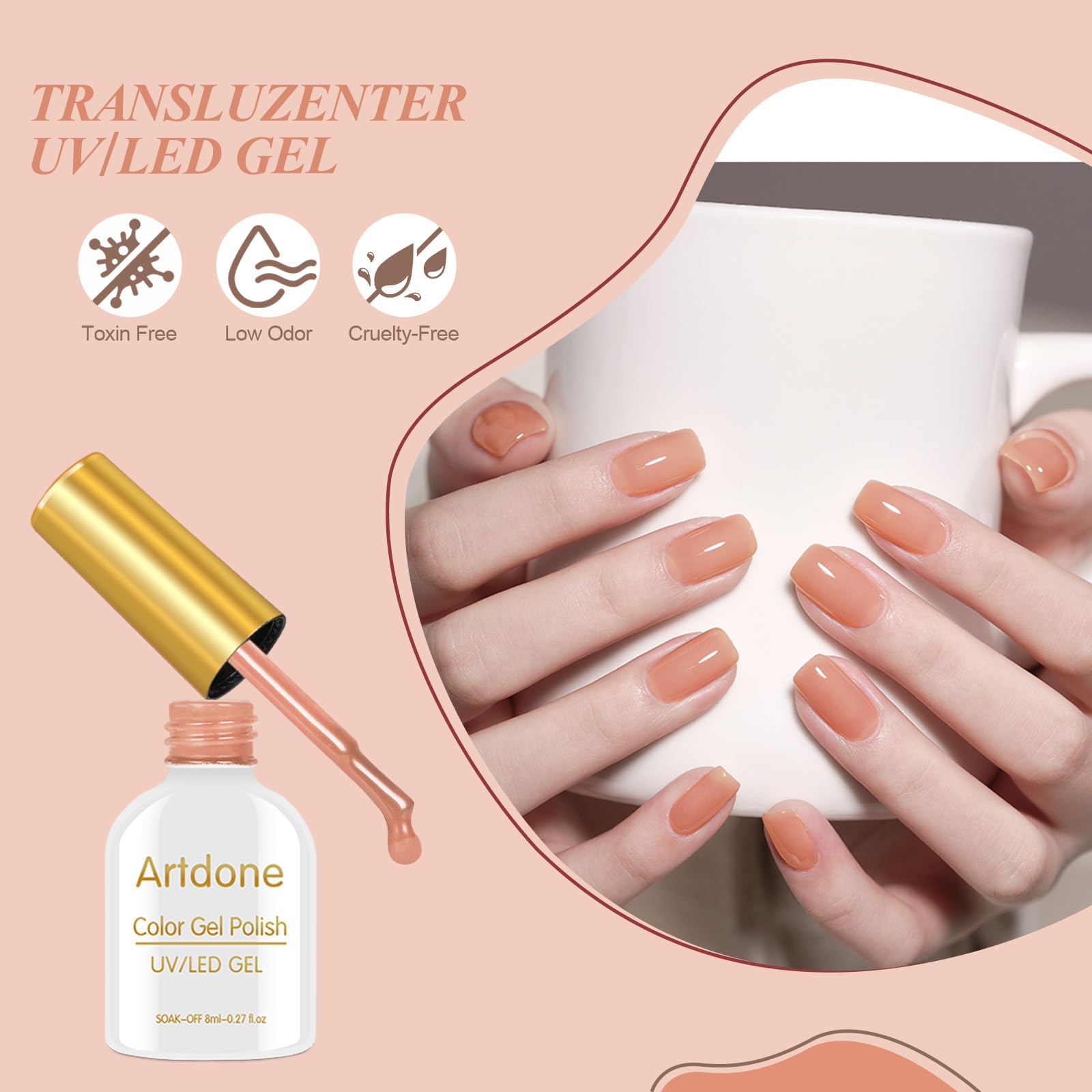 Artdone base and top coats support durability with proper cure