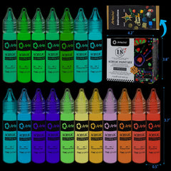 Artecho glow paint on wood adds vivid underglow to crafts