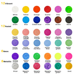 Artecho Tempera Paint Sticks apply smoothly on paper for quick, vibrant color.