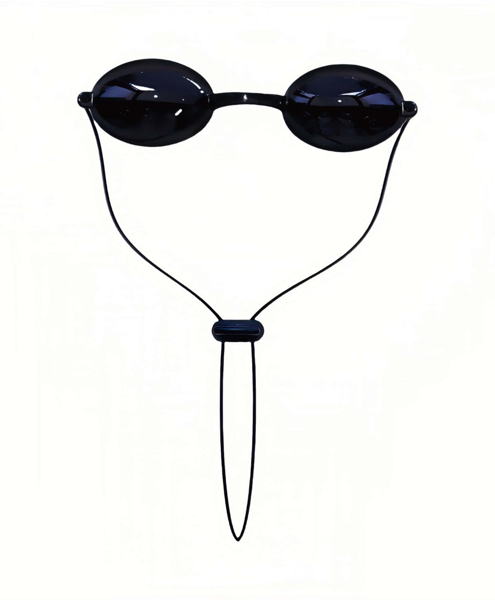 Arthaxi protective goggles front view with half-clear lenses for safe, unobstructed visibility.