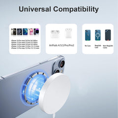 Articona Magnetic Charger with iPhone 16 Pro Max in vertical setup