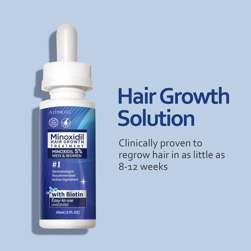 Artimore Minoxidil topical solution dropper for daily use
