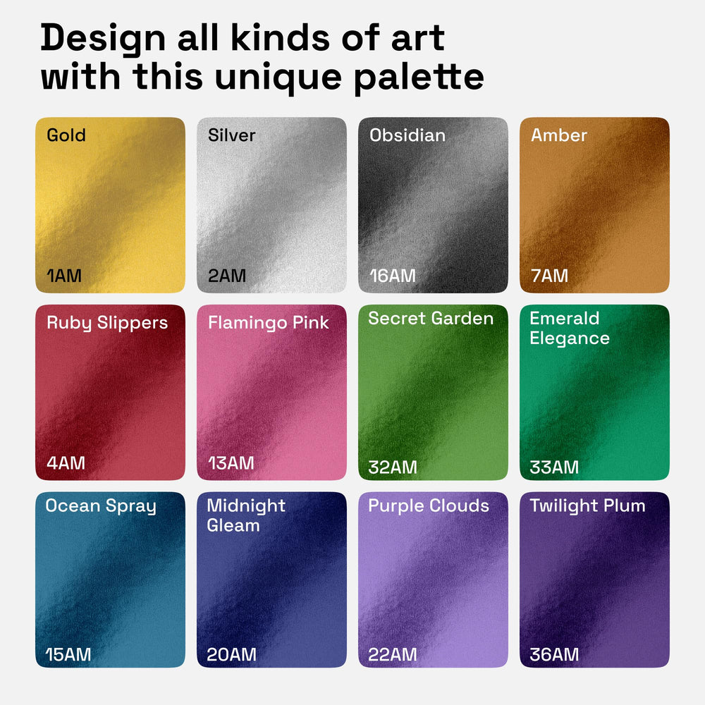 ARTISTRO 12 metallic pens used for rock painting with vibrant opaque color