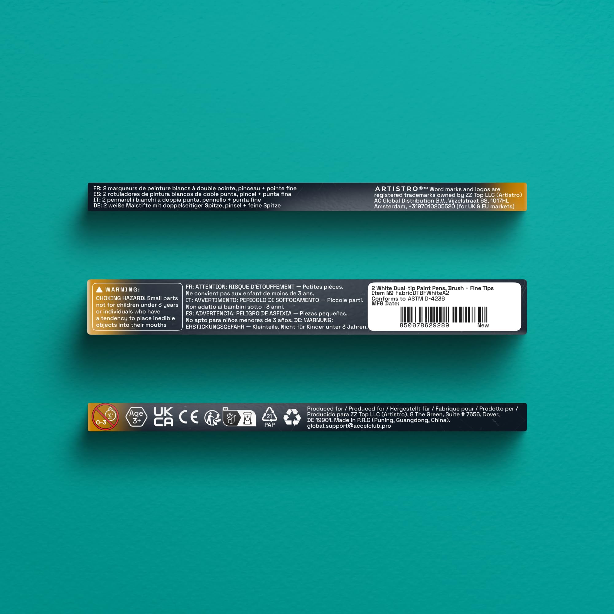 ARTISTRO 2 markers shown on canvas projects for DIY customization.