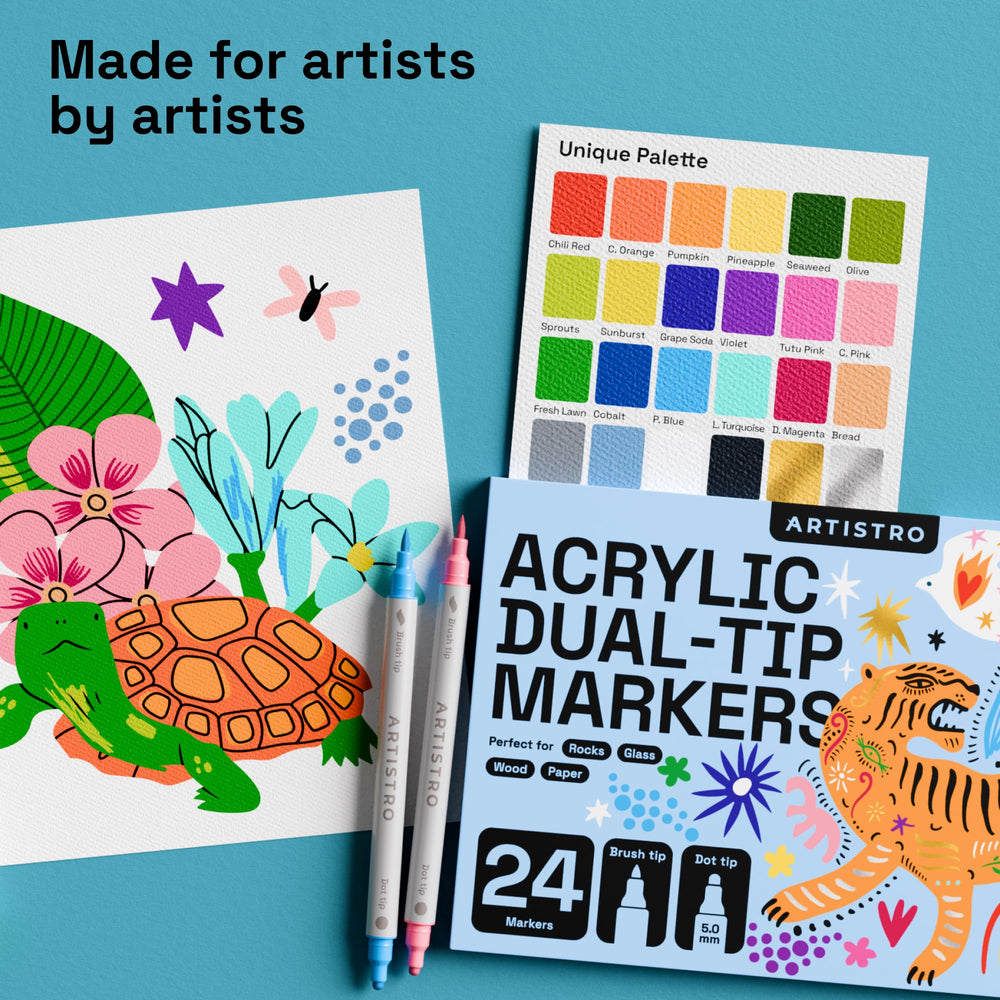 ARTISTRO 24 gift-ready packaging suits art lovers.