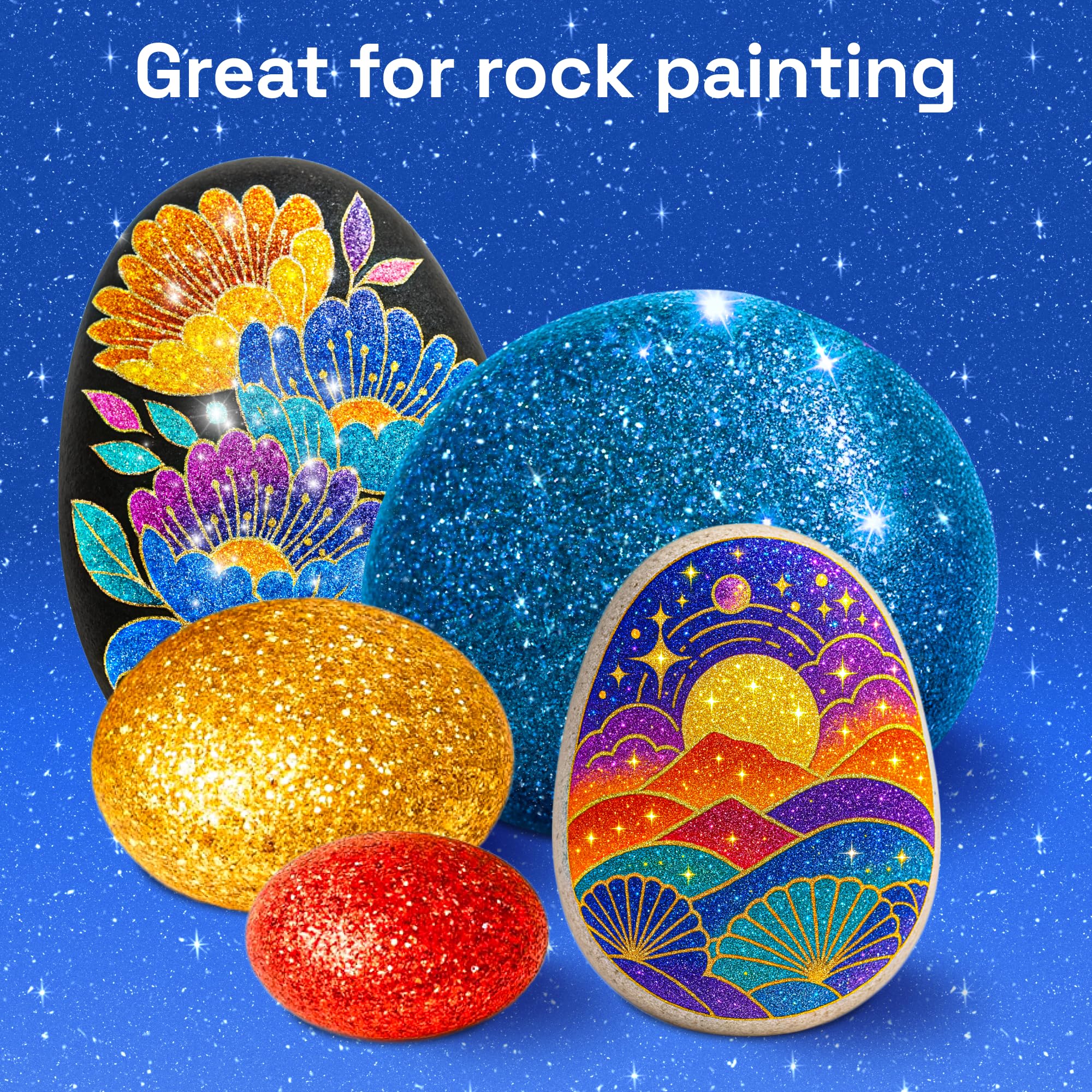 ARTISTRO all-surfaces demo highlights quick-dry, high-opacity glitter ink.