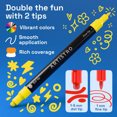 ARTISTRO 36 dot-tip 1–5mm for bold color blocks.