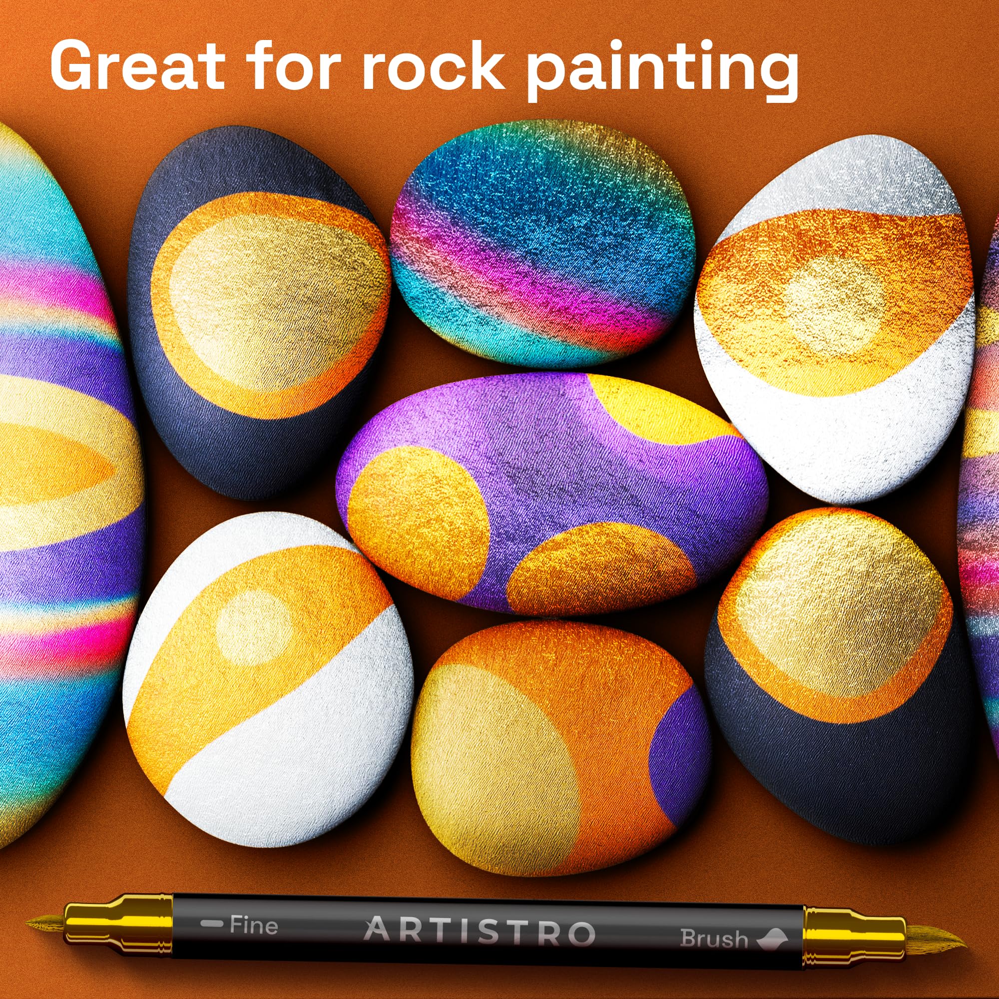ARTISTRO 36 metallic markers gift-ready packaging for art lovers