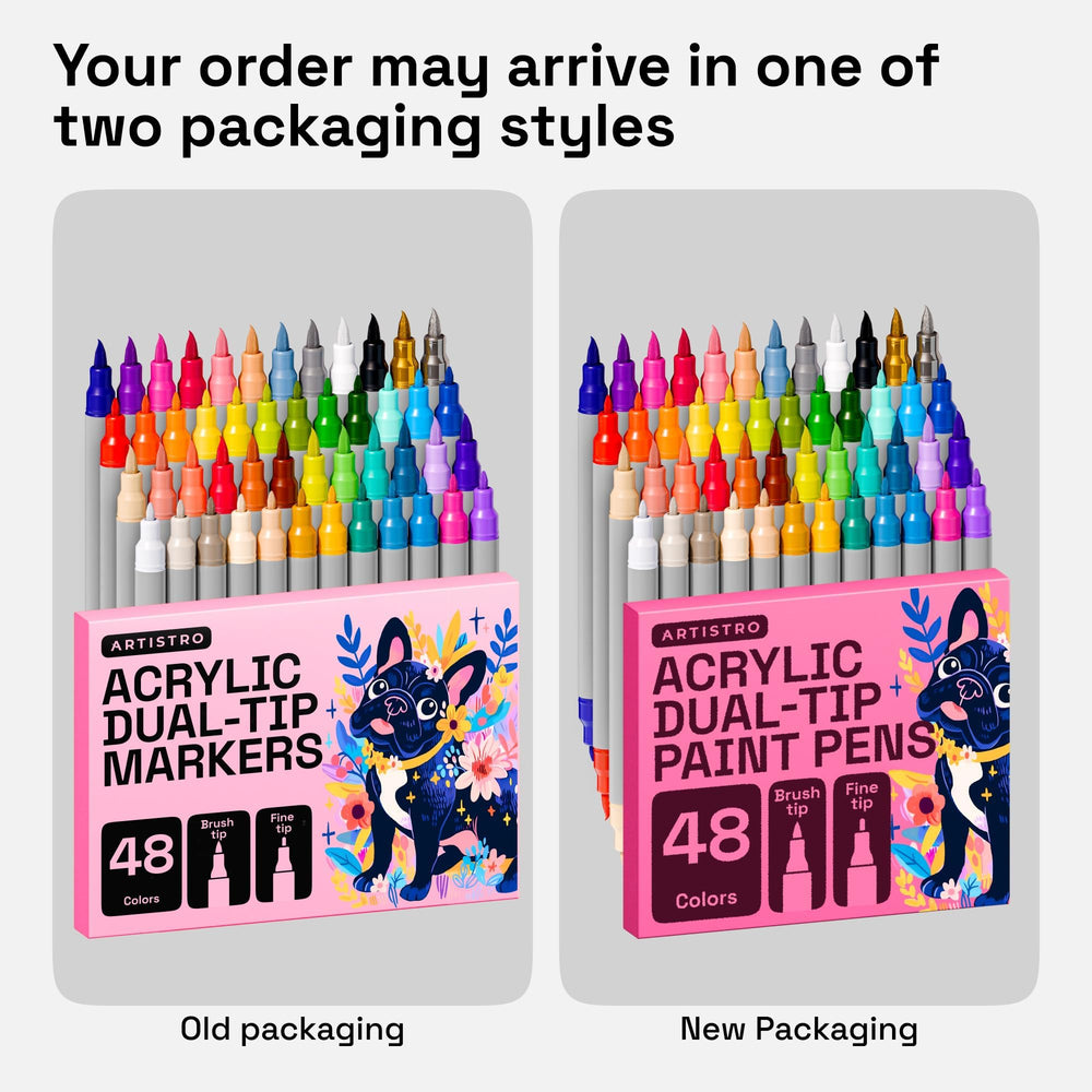 ARTISTRO 48 color-swatches showcase vibrant options