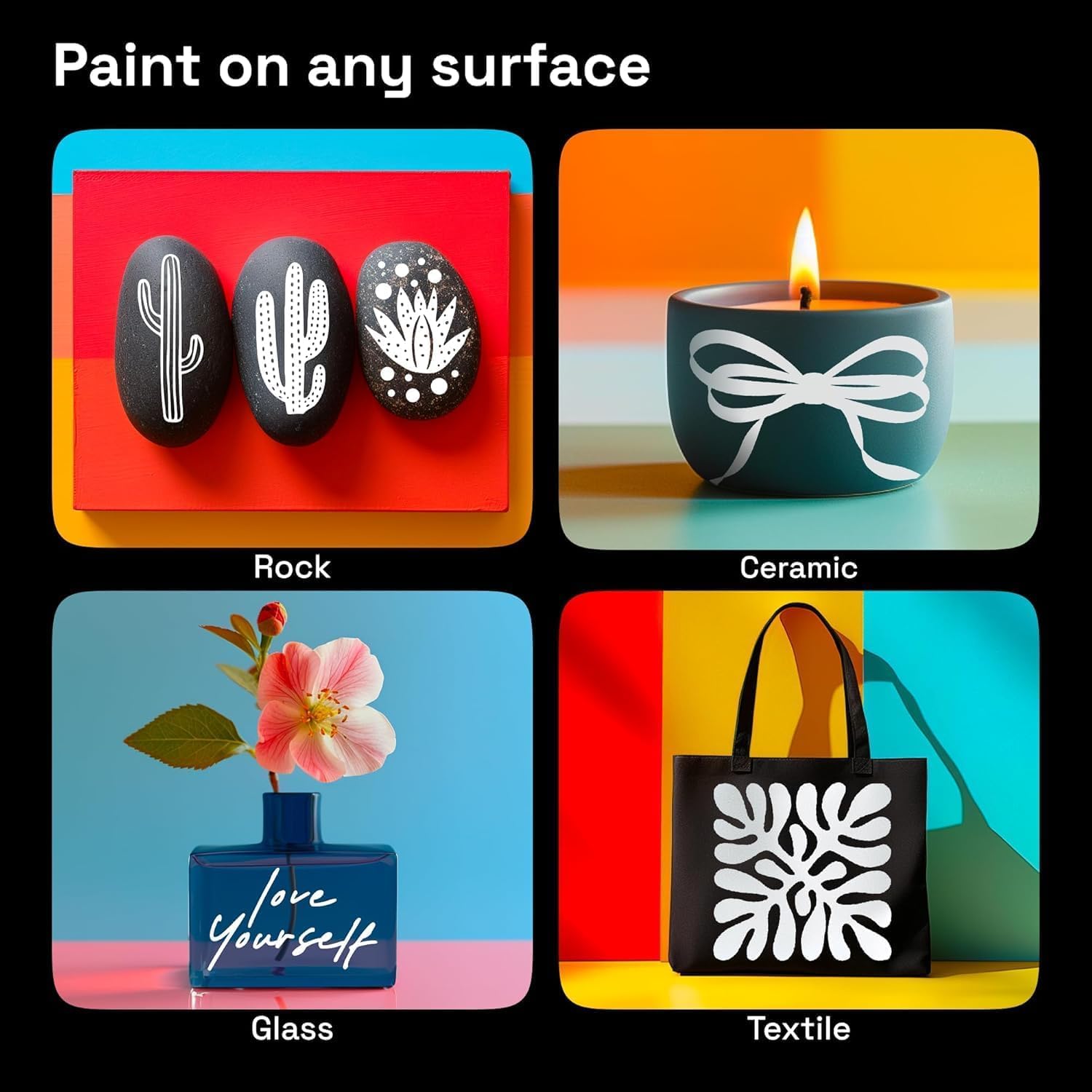ARTISTRO 5 white acrylic marker on fabric for vibrant, durable designs