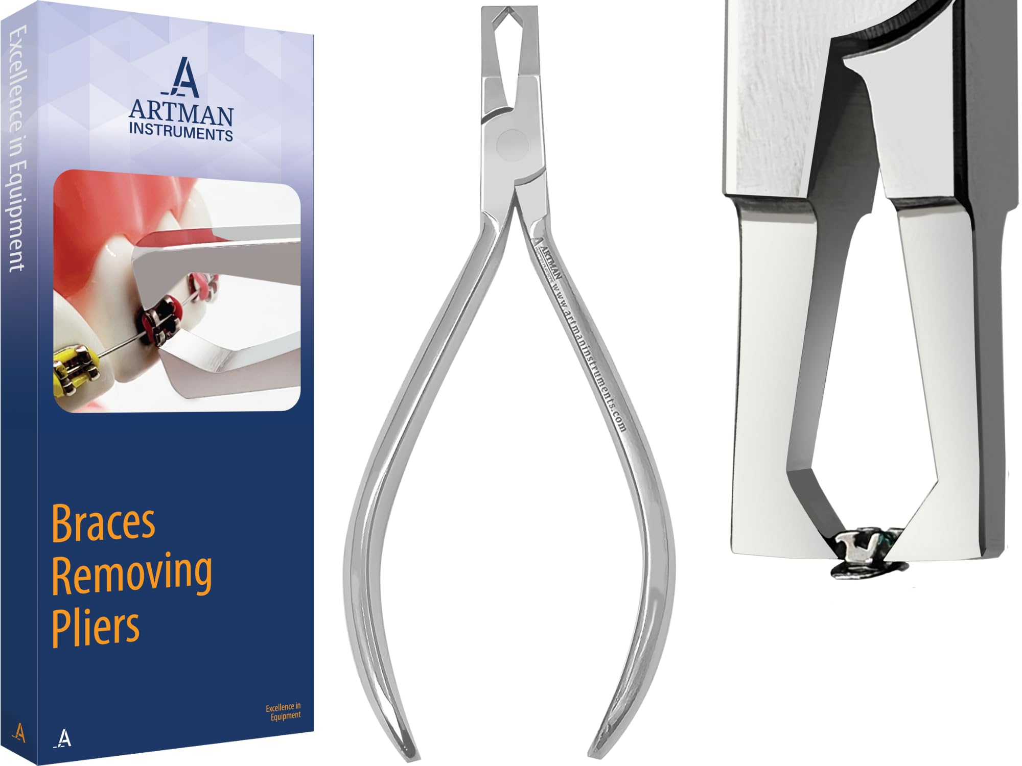 ARTMAN Instruments braces removal tool pliers for precise bracket removal.