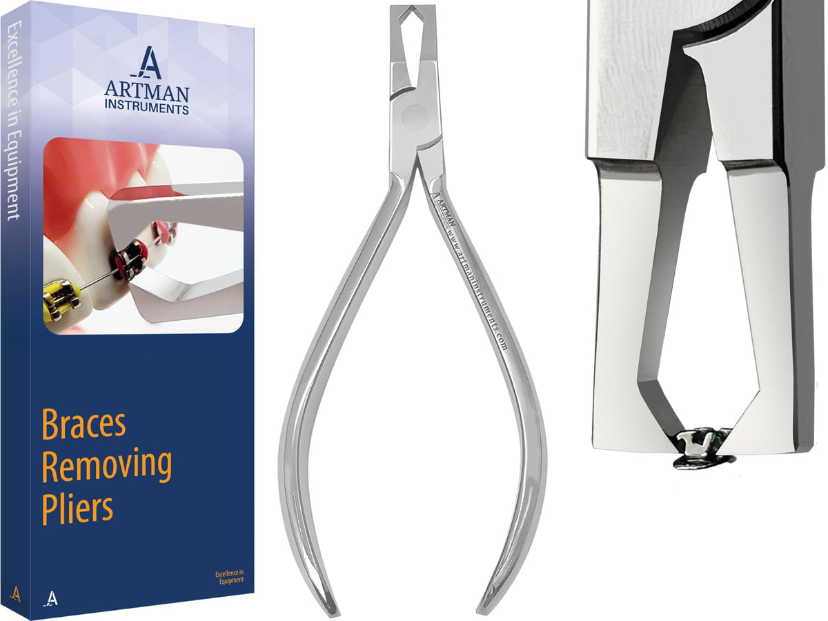ARTMAN Instruments braces removal tool pliers for precise bracket removal.