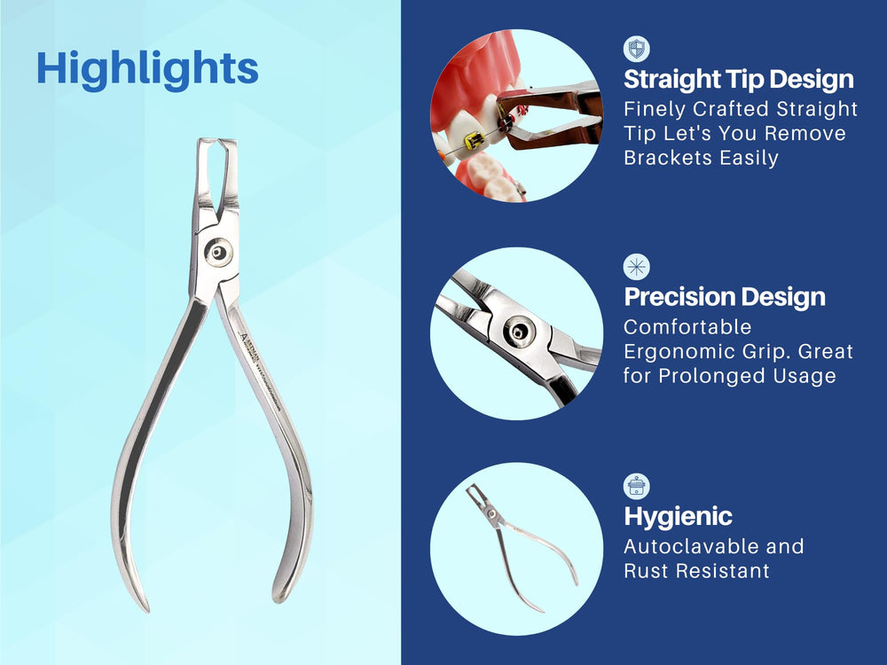 ARTMAN precision tip supports controlled bracket disengagement for accuracy.