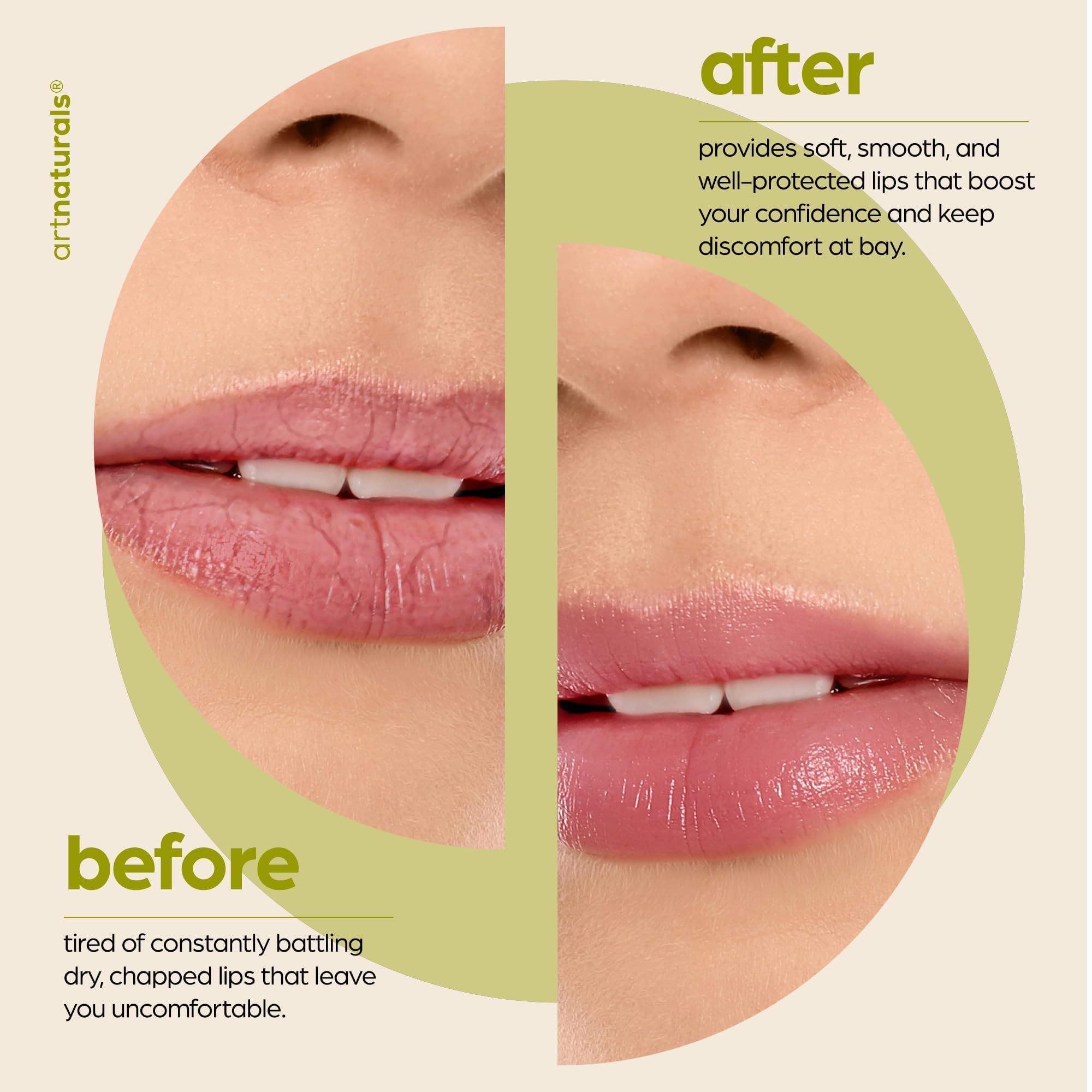 Artnaturals Grapefruit Tonic lip balm refreshing and protective