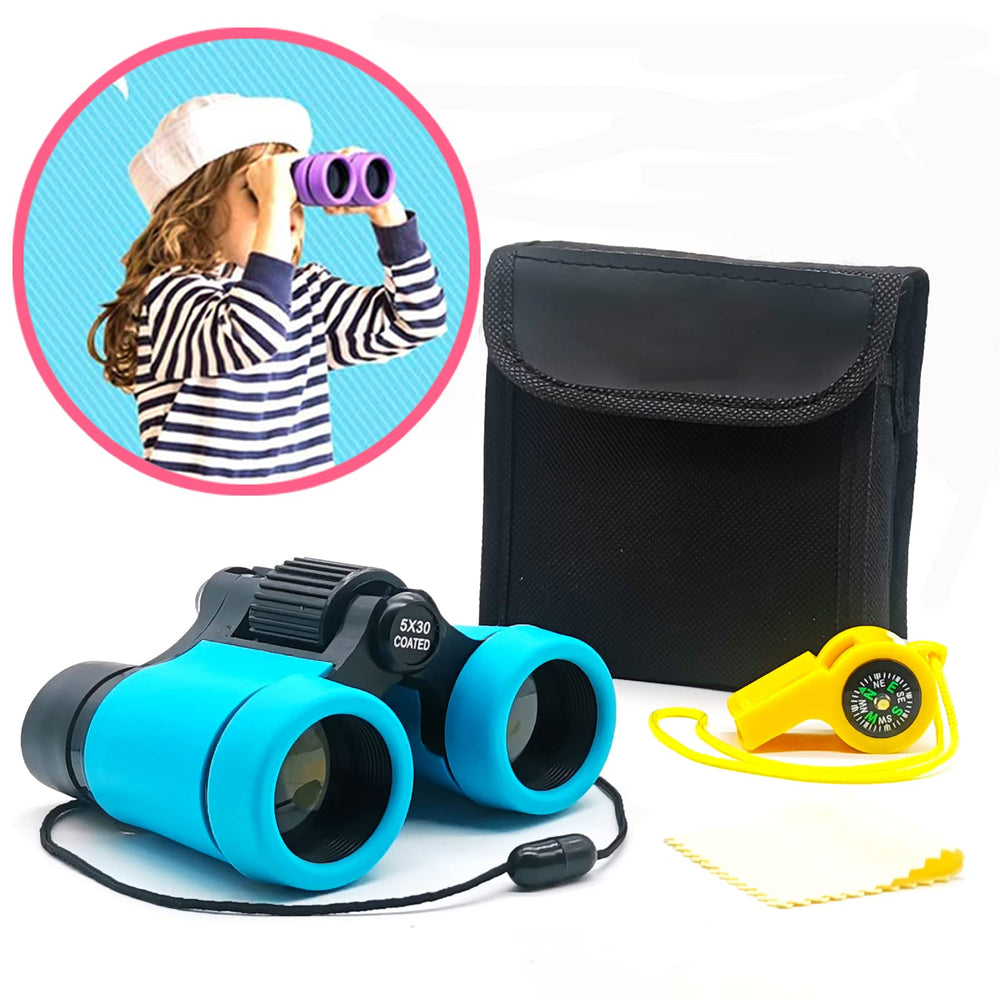 ARTOMIDE kids binoculars with 5x magnification offer clear outdoor bird-watching views