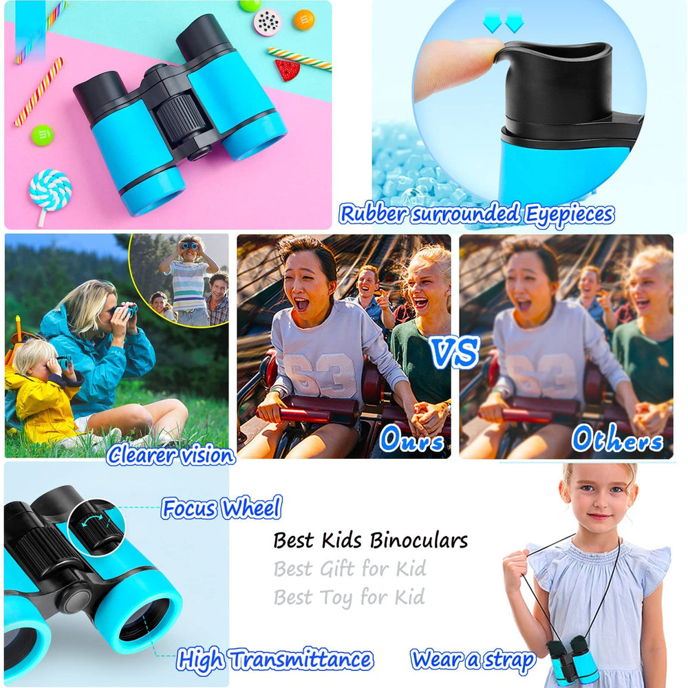 Soft rubber eyepiece on ARTOMIDE binoculars protects eyes during curious use