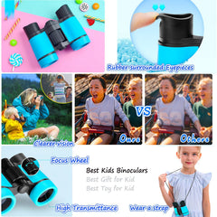 Soft rubber eyepiece on ARTOMIDE binoculars protects eyes during curious use