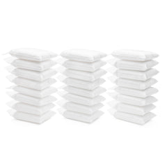 Artsity white air dry foam clay 24-pack back view, includes bags and safety notes