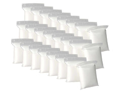 Artsity white air dry foam clay 24-pack front view, clean and kid-friendly