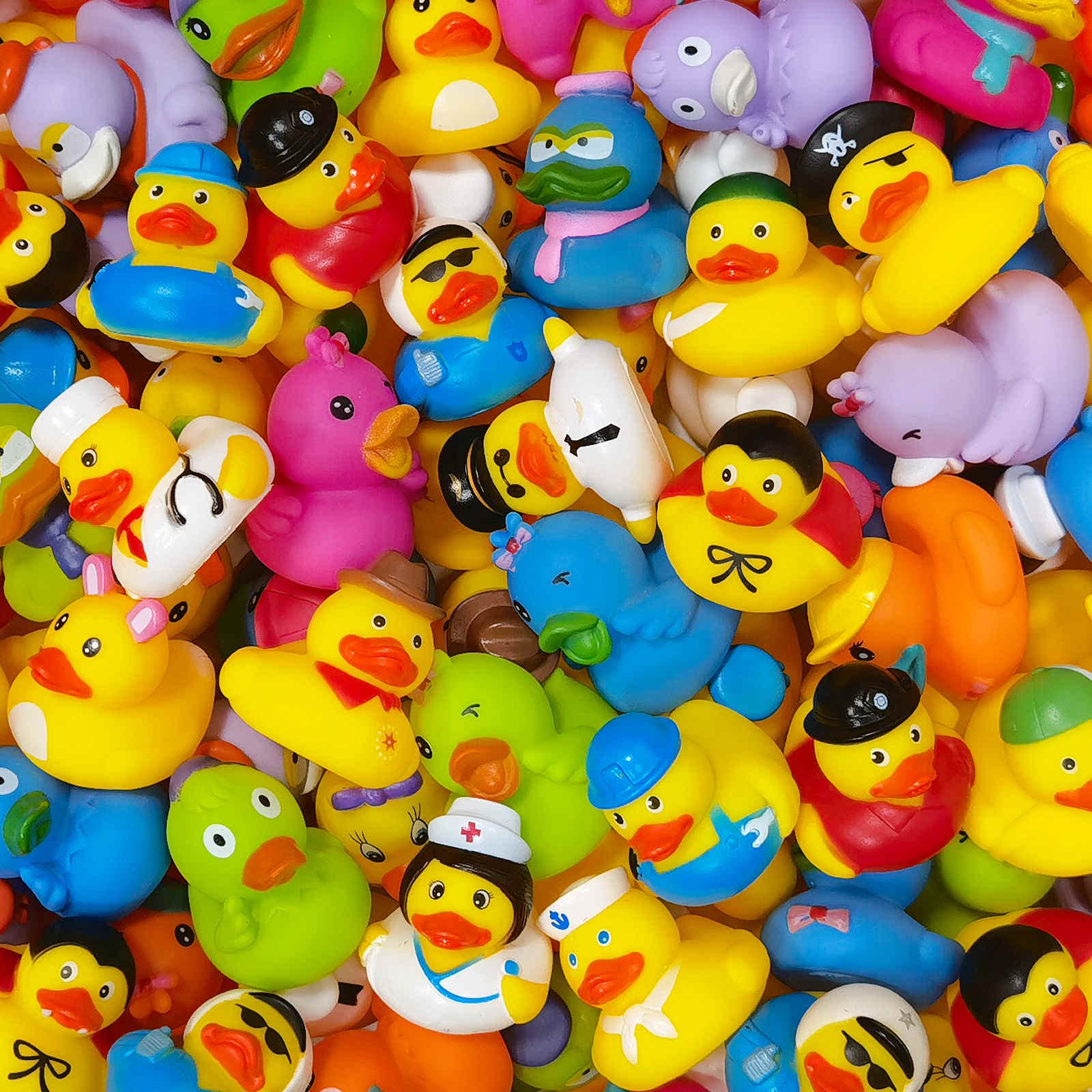 Arttyma rubber ducks bulk 30-pack colorful assortment ready for classroom prizes