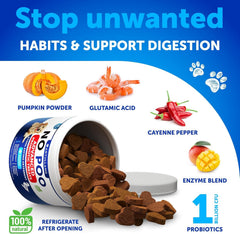 Artullano No Poo Chews USA-made label signaling professional formulation.